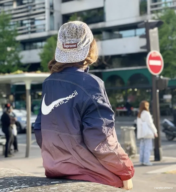 Velvet Camp Cap 24SS Leopard Cap White Velvet Leopard Camping 0812